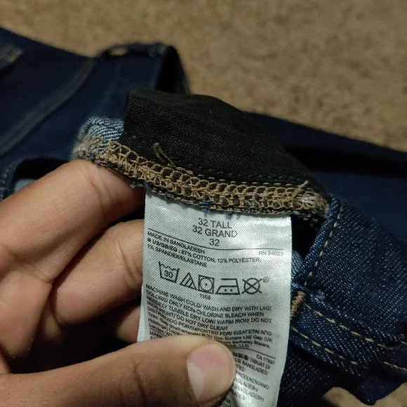 GAP 1969 Perfect Boot Jeans Women's Size 32t  36 x 29 Blue Denim Pants - Picture 4 of 9